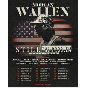 Morgan Wallen 2026 – Still the Problem Tour Poster 166